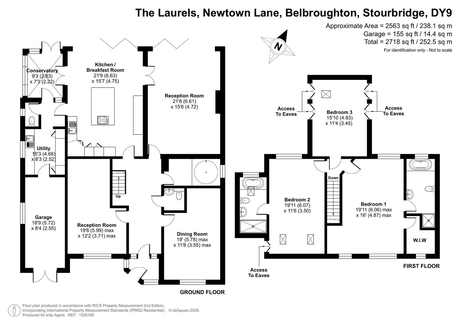 The Laurels, Newtown Lane, Stourbridge floorplan