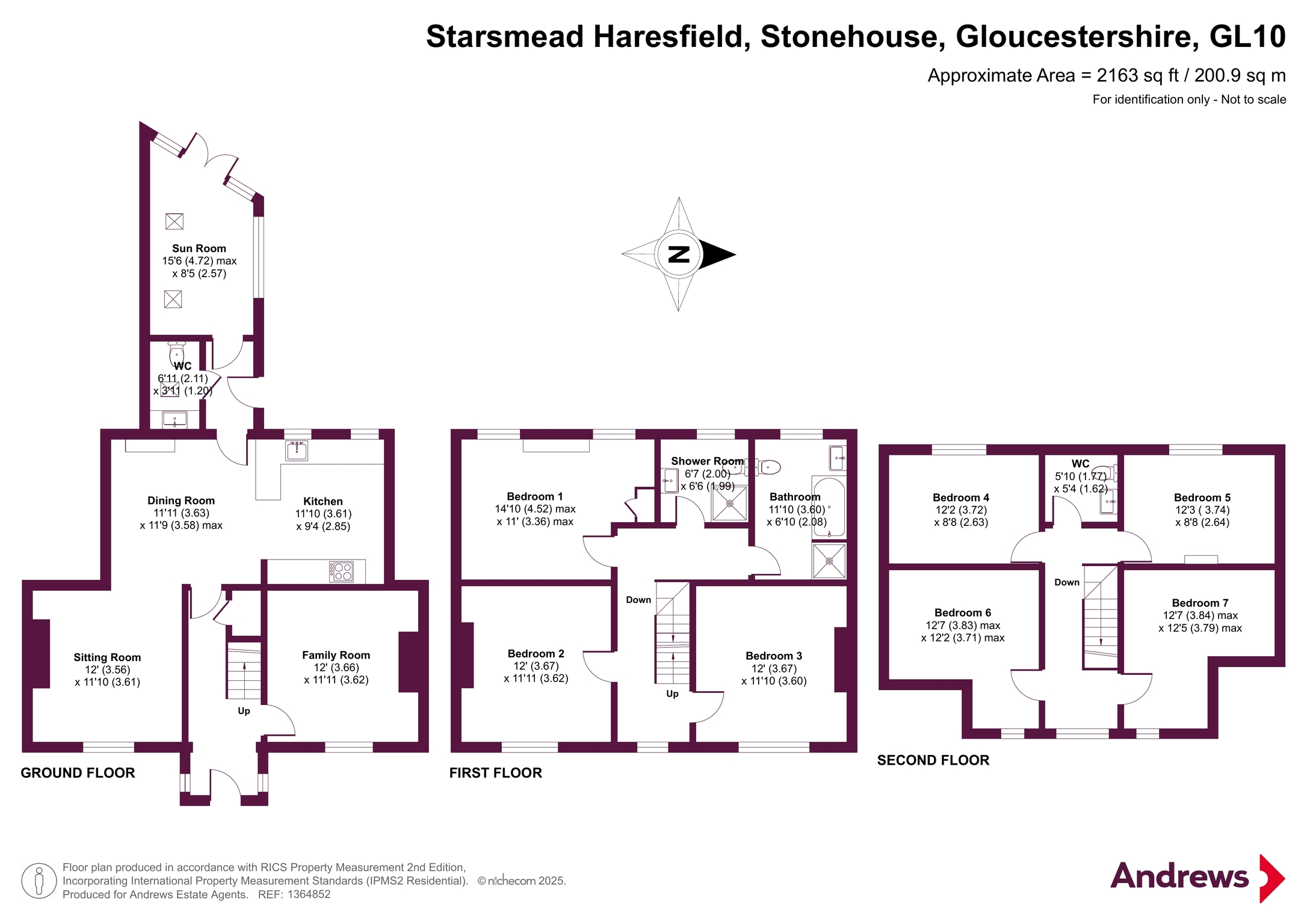 2 Starsmead,, Haresfield, Gloucestershire floorplan