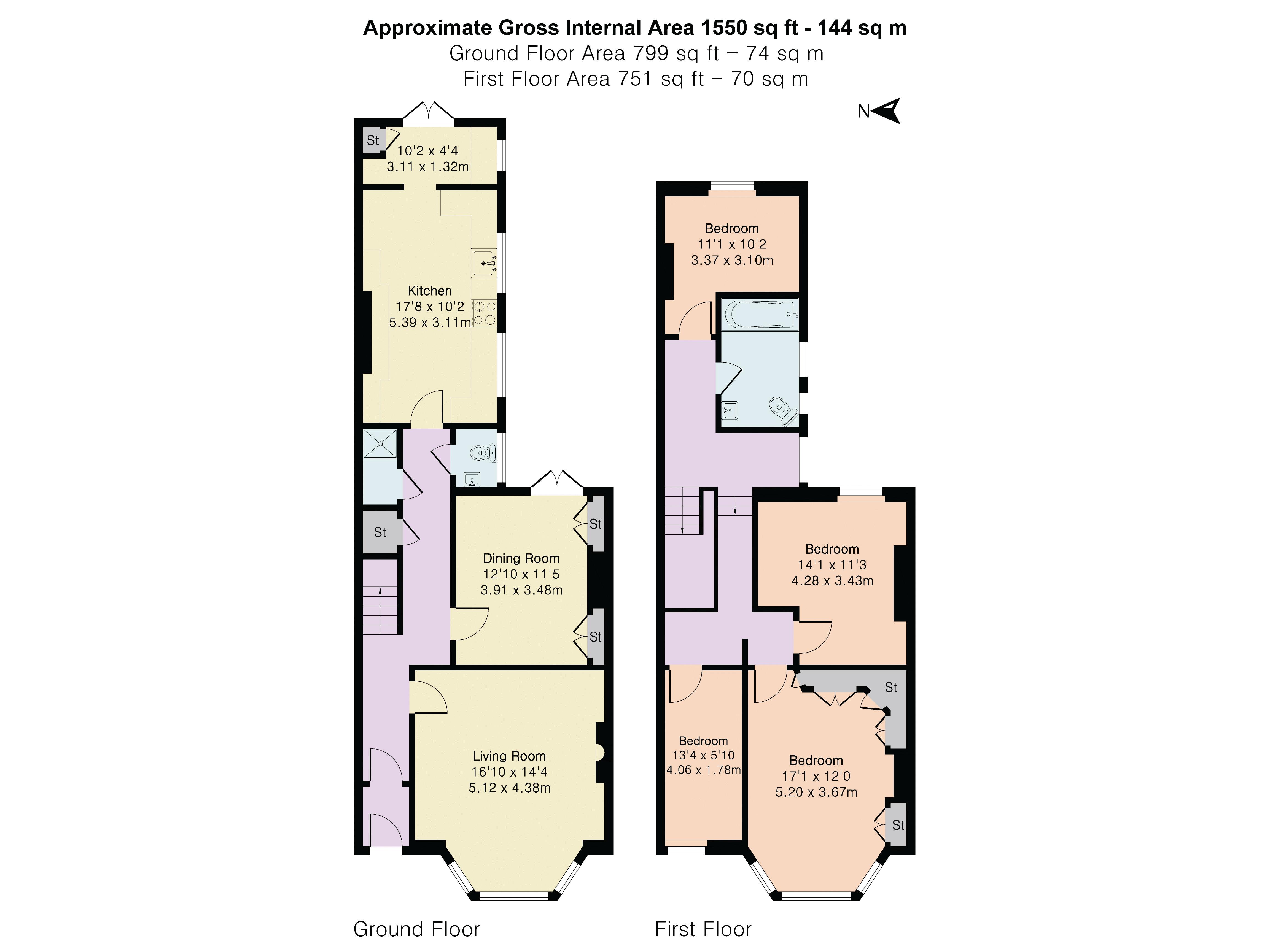 10, Fairfax Terrace, Plymouth floorplan