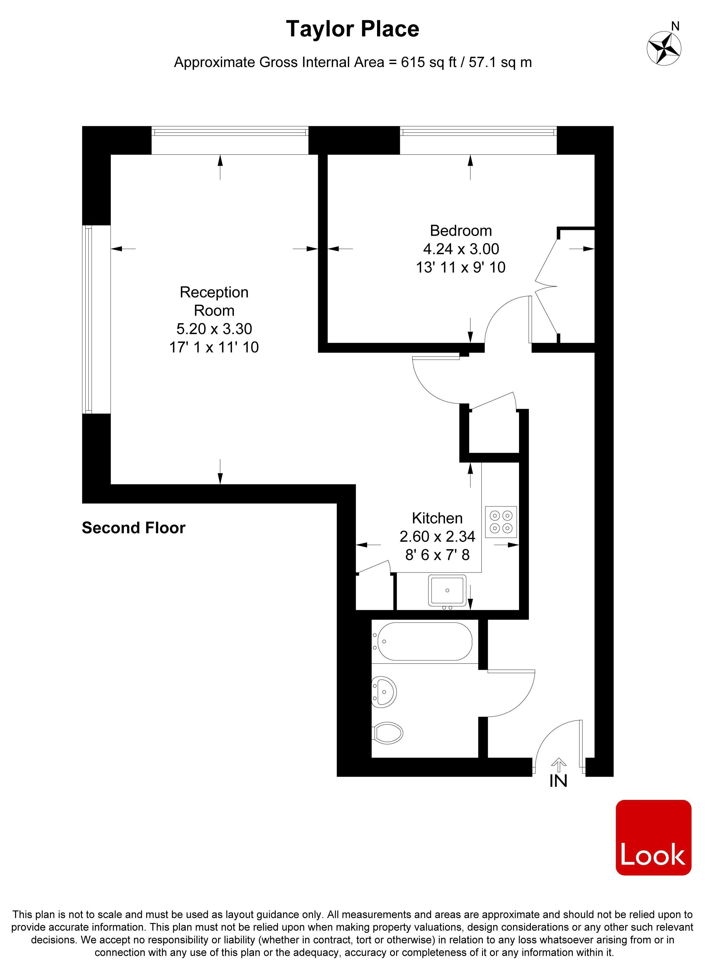 Taylor Place, Bow floorplan