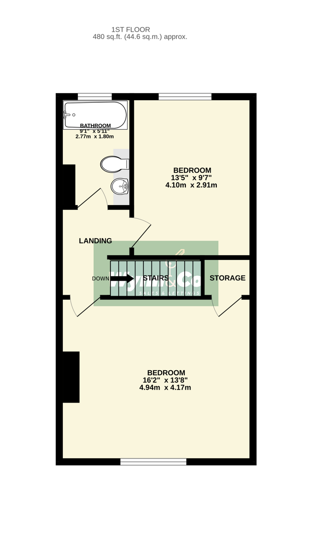 57, Wakefield Road, Pontefract floorplan