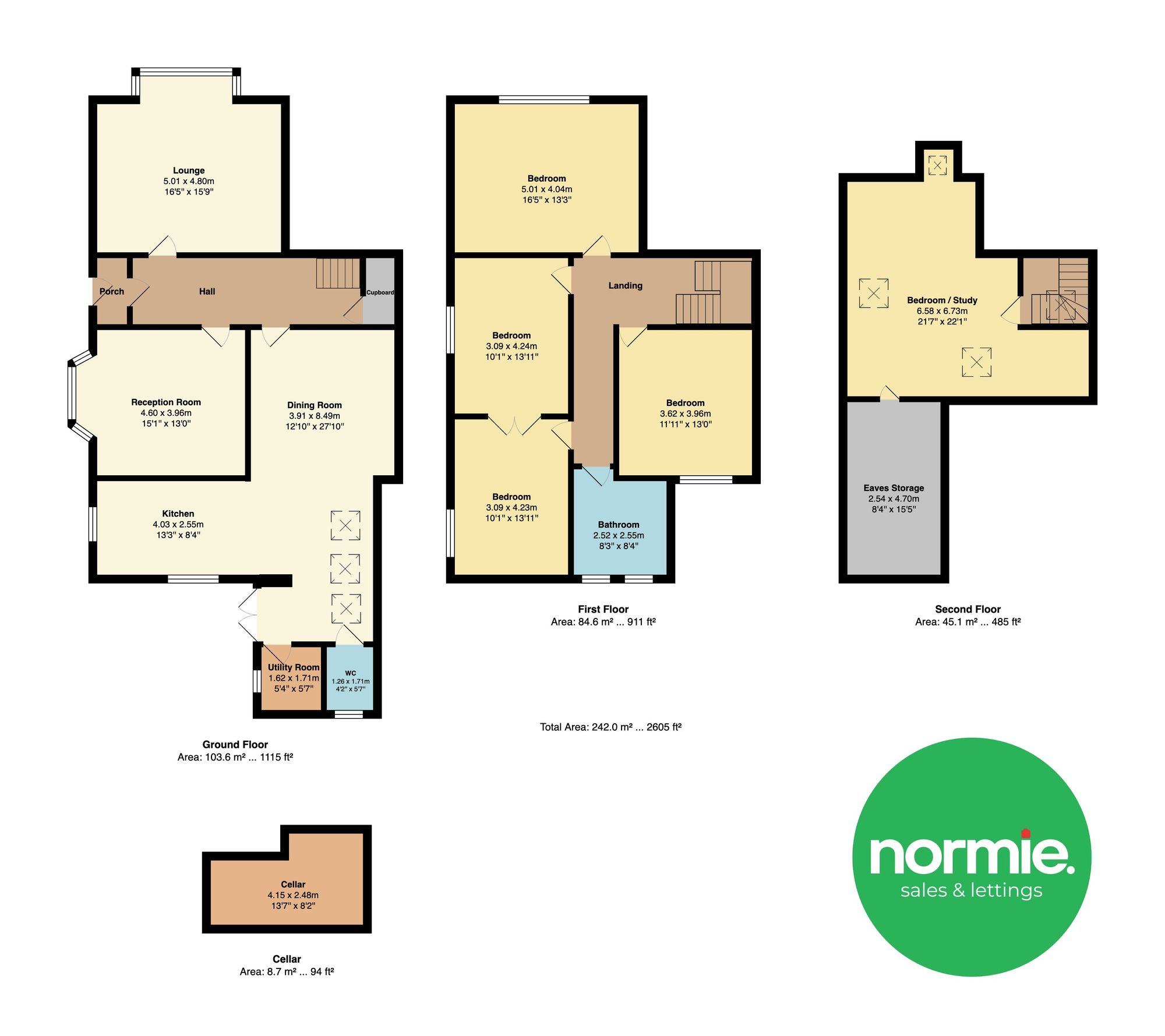 1 Dales Avenue, Manchester floorplan
