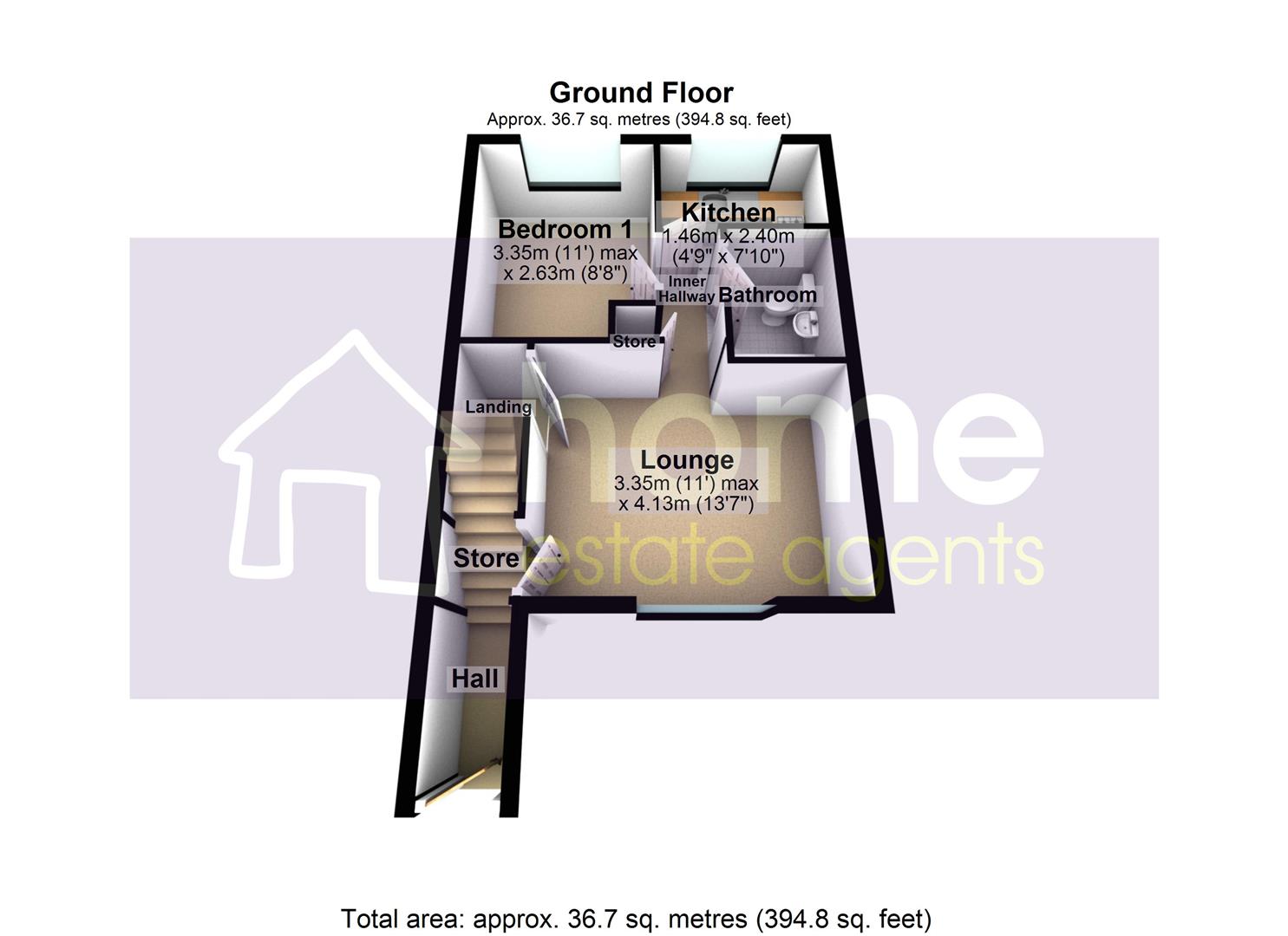 37, St. Marks Street, Dukinfield floorplan