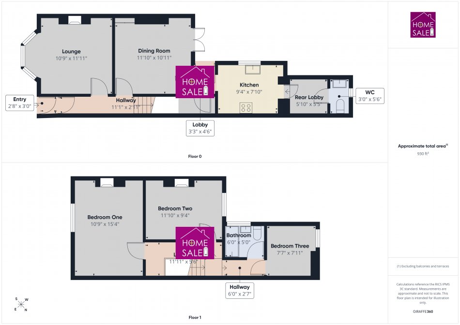 8, Windmill Road Rushden, Northamptonshire floorplan