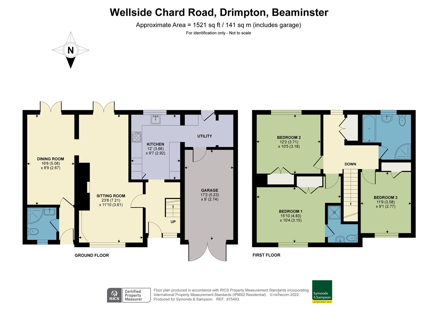 Chard Road, Drimpton, Beaminster DT8, 3 bedroom semidetached house for sale 64355600