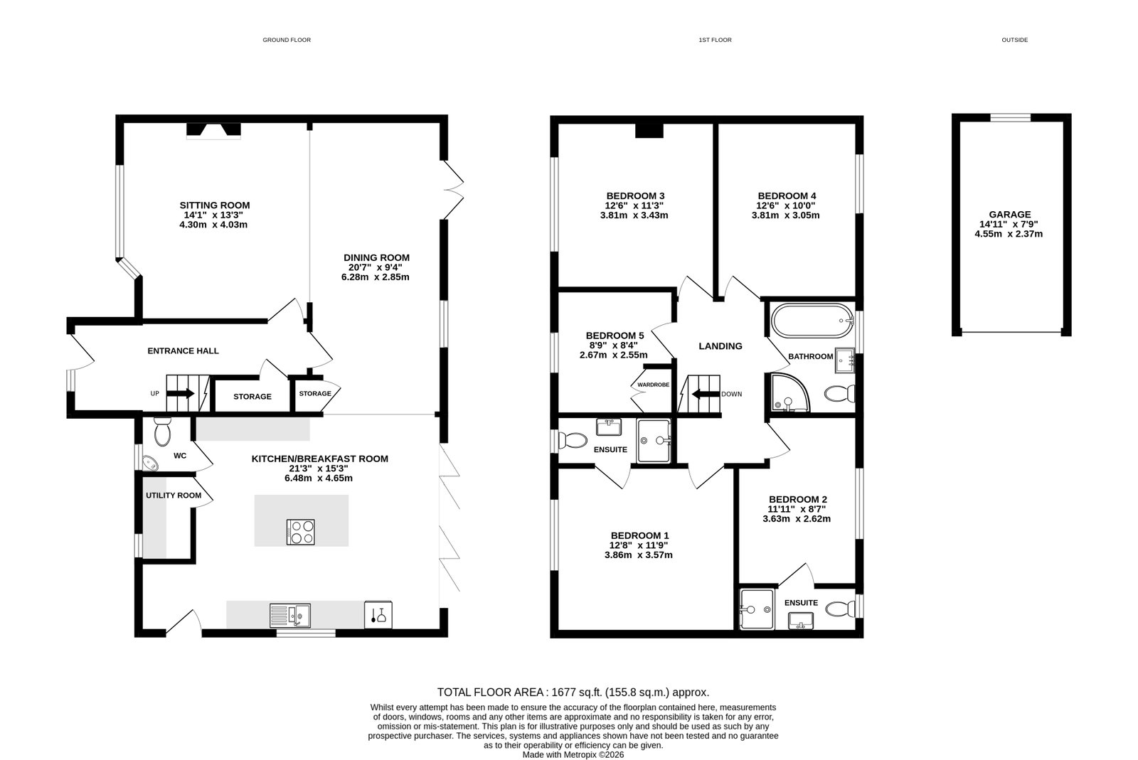 51, Quarry Road, Hereford floorplan