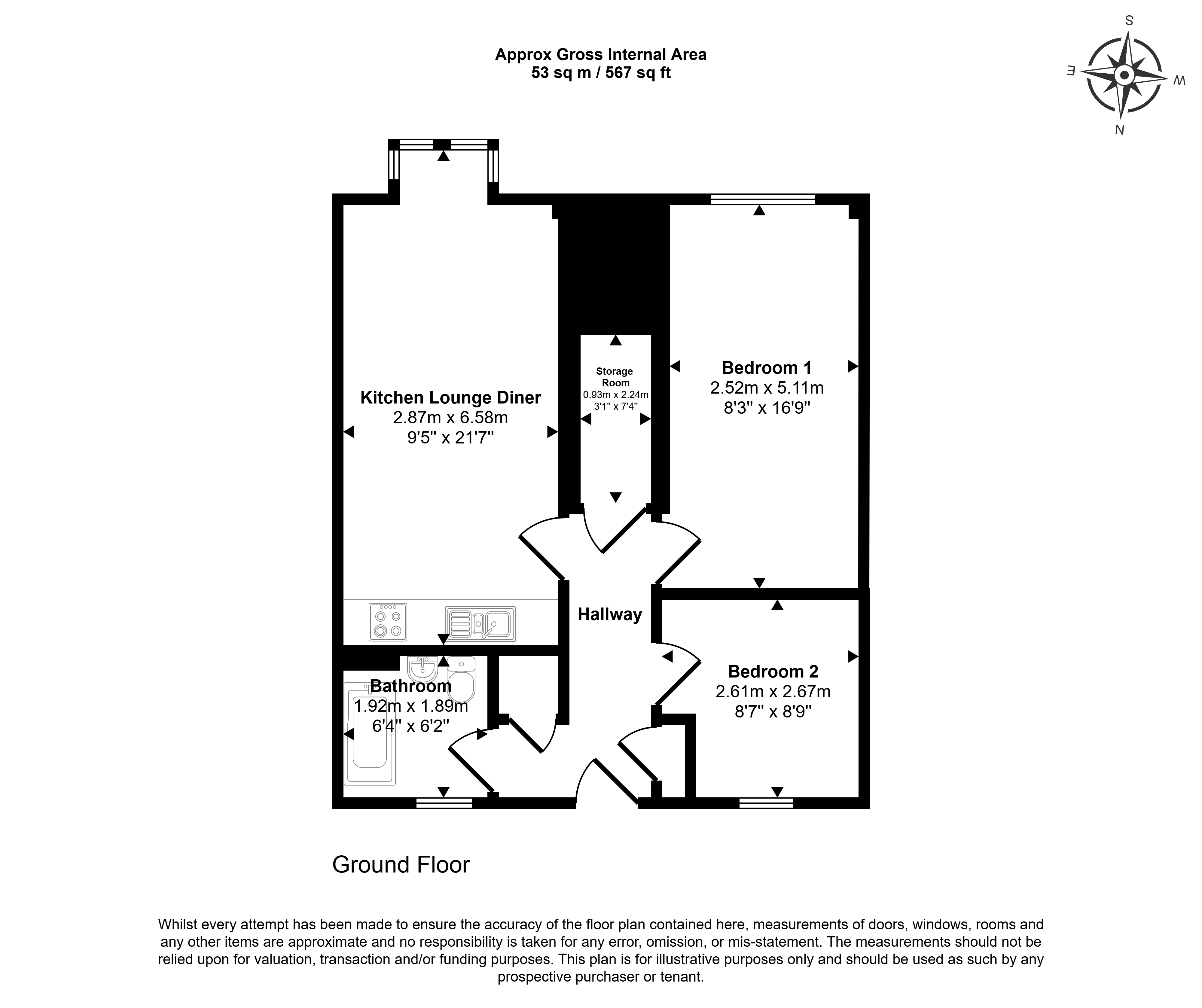 16, Parish Walk, Radcliffe floorplan