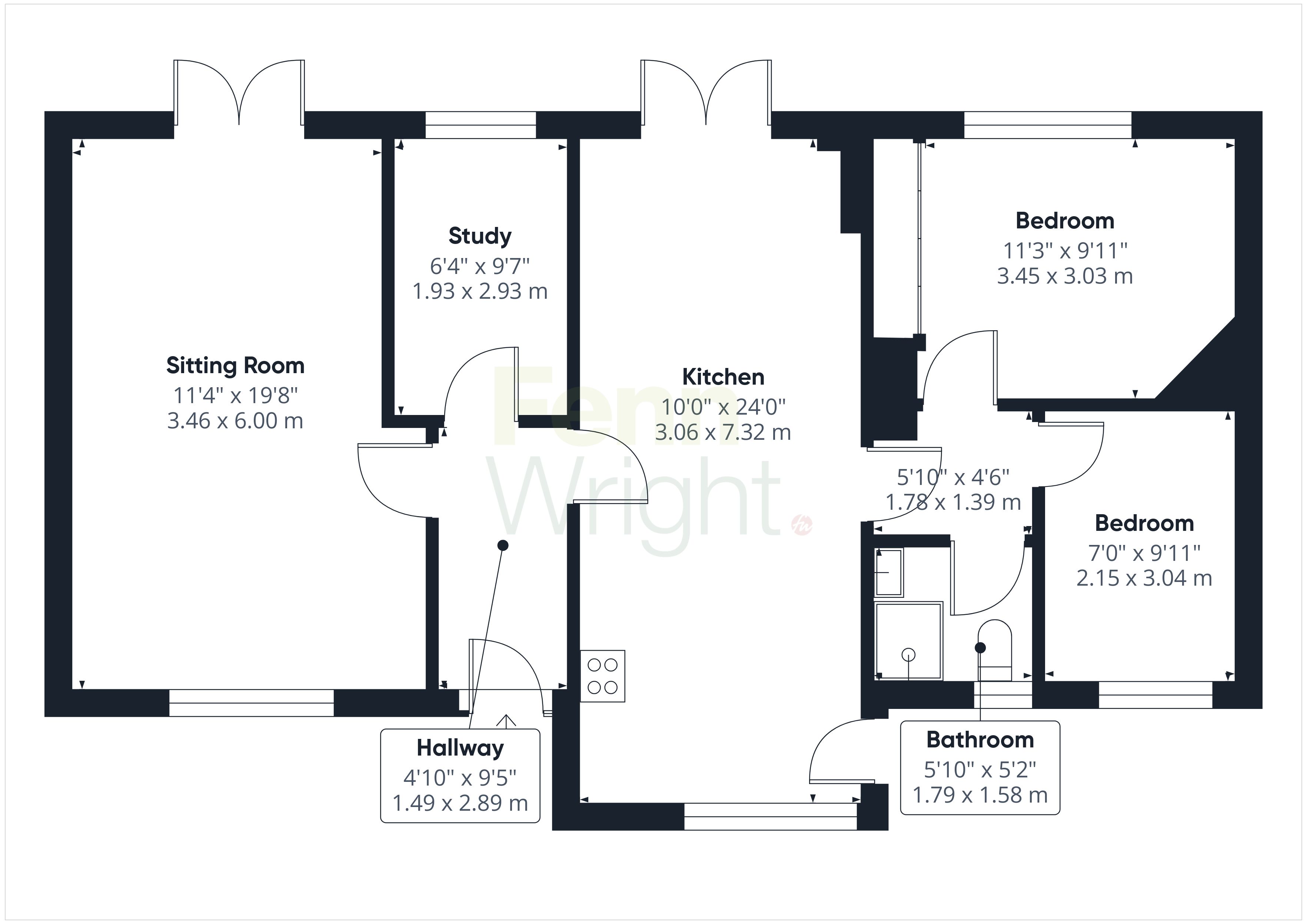16, Park Lane, Ipswich floorplan