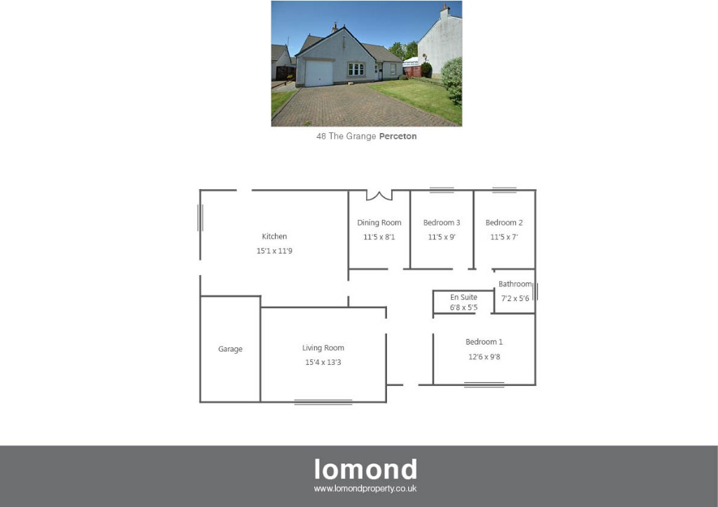 3 Bedrooms Bungalow for sale in The Grange, Perceton, Irvine, North Ayrshire KA11