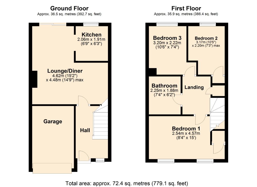 3 Bedrooms Terraced house for sale in Oundle Drive, Moulton, Northampton NN3
