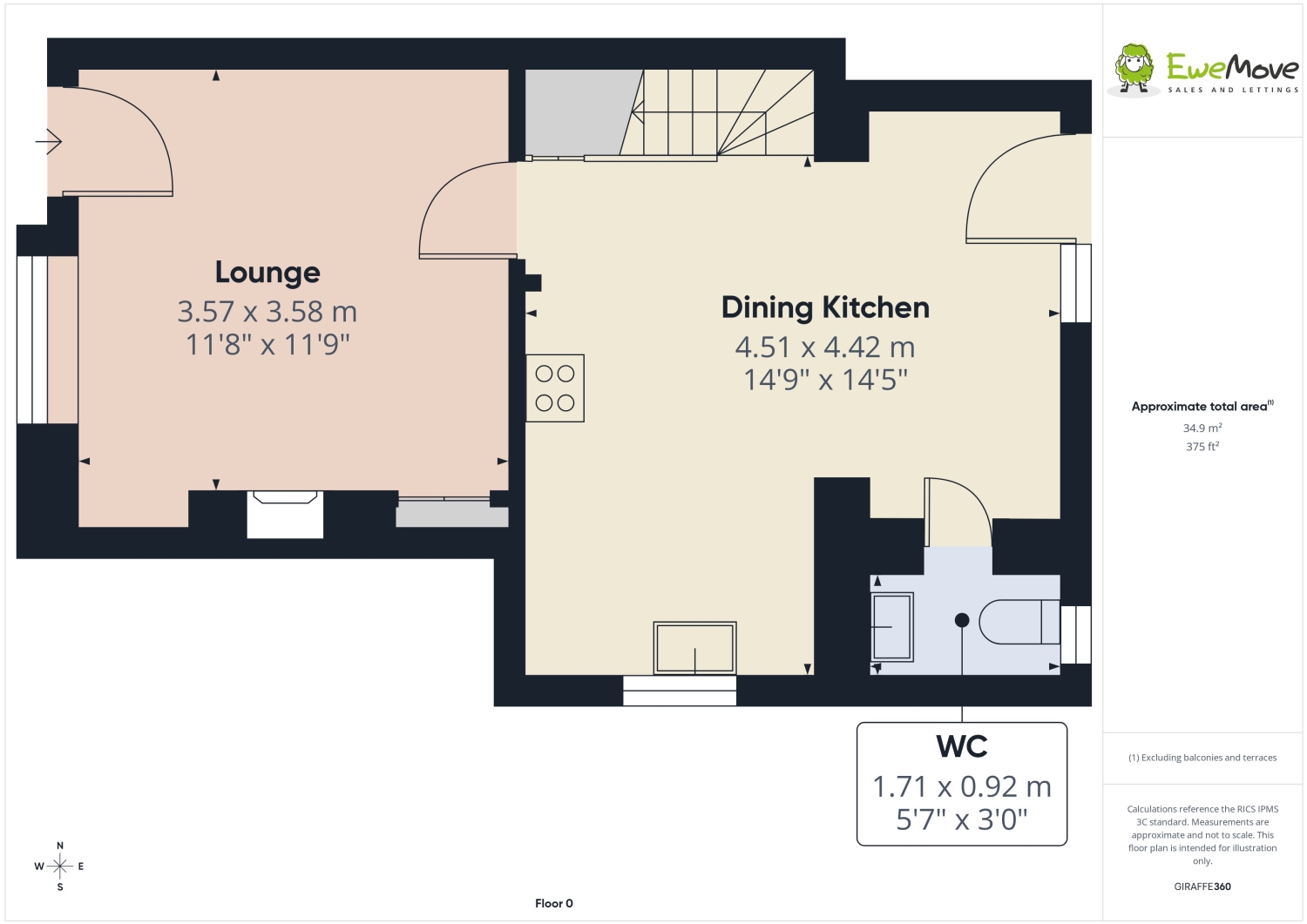 Biscuit Cottage, St. Helens Square, York floorplan