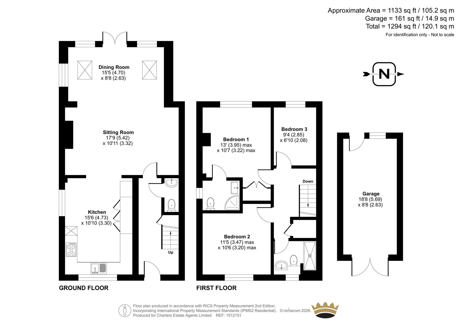 10, Little Hayes Lane, Winchester floorplan