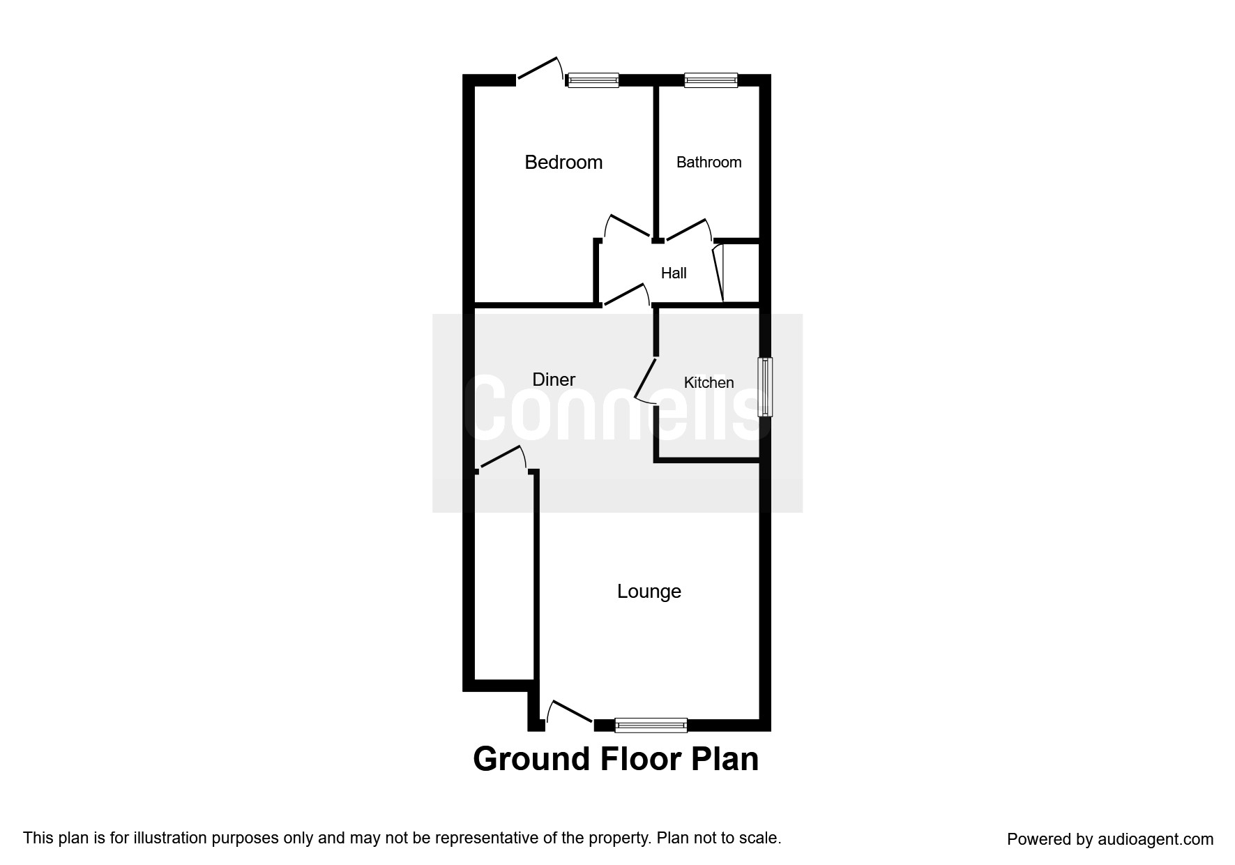 1 Bedrooms Maisonette for sale in Guinevere Road, Ifield, Crawley RH11