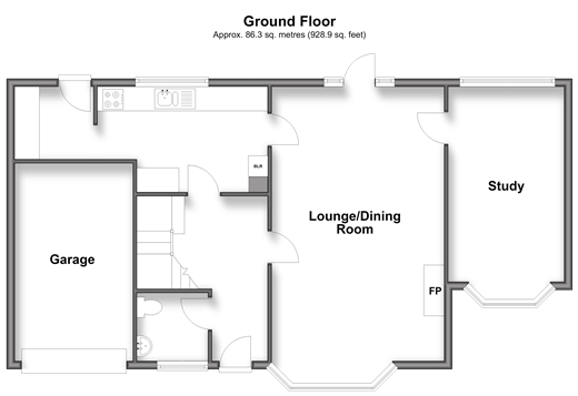 St. John's Road, Crowborough floorplan