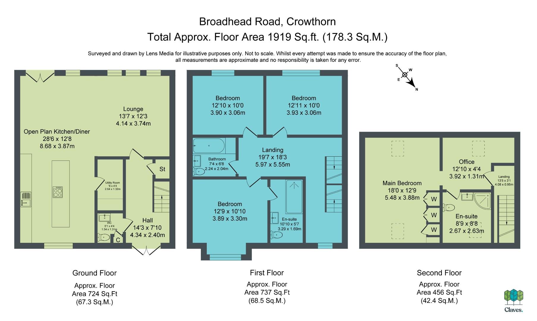 6, Wheatsheaf House, Broadhead Road, Bolton floorplan