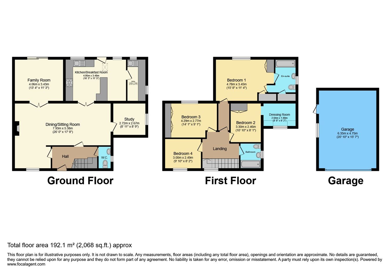 Queens Close, Bedford floorplan