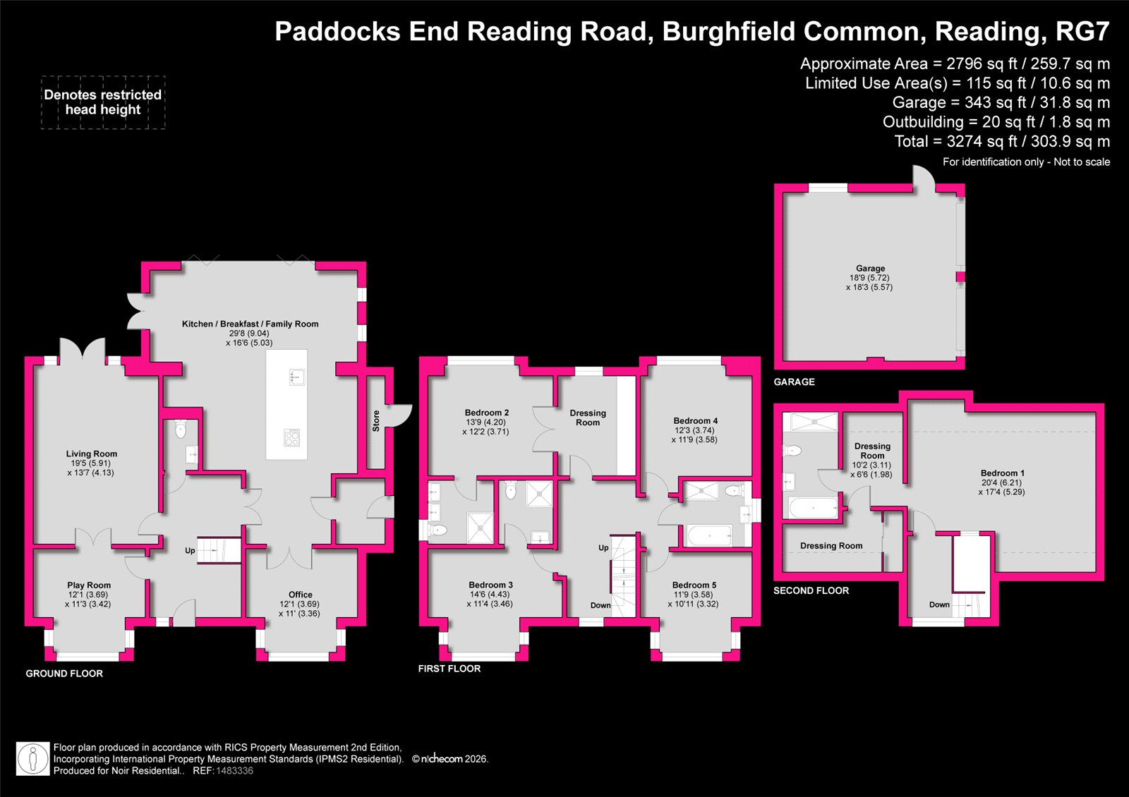 1 Paddocks End,, Reading Road, Reading floorplan