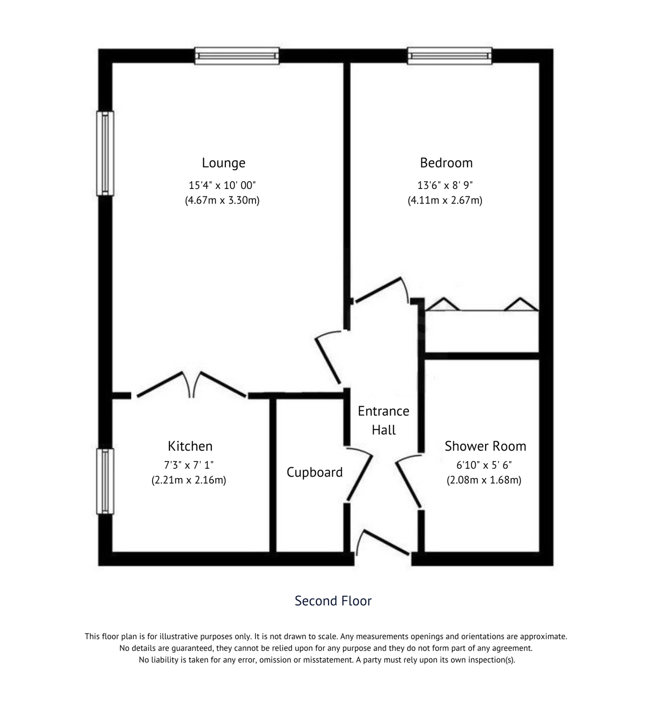 33, Bennett Court, Letchworth Garden City floorplan