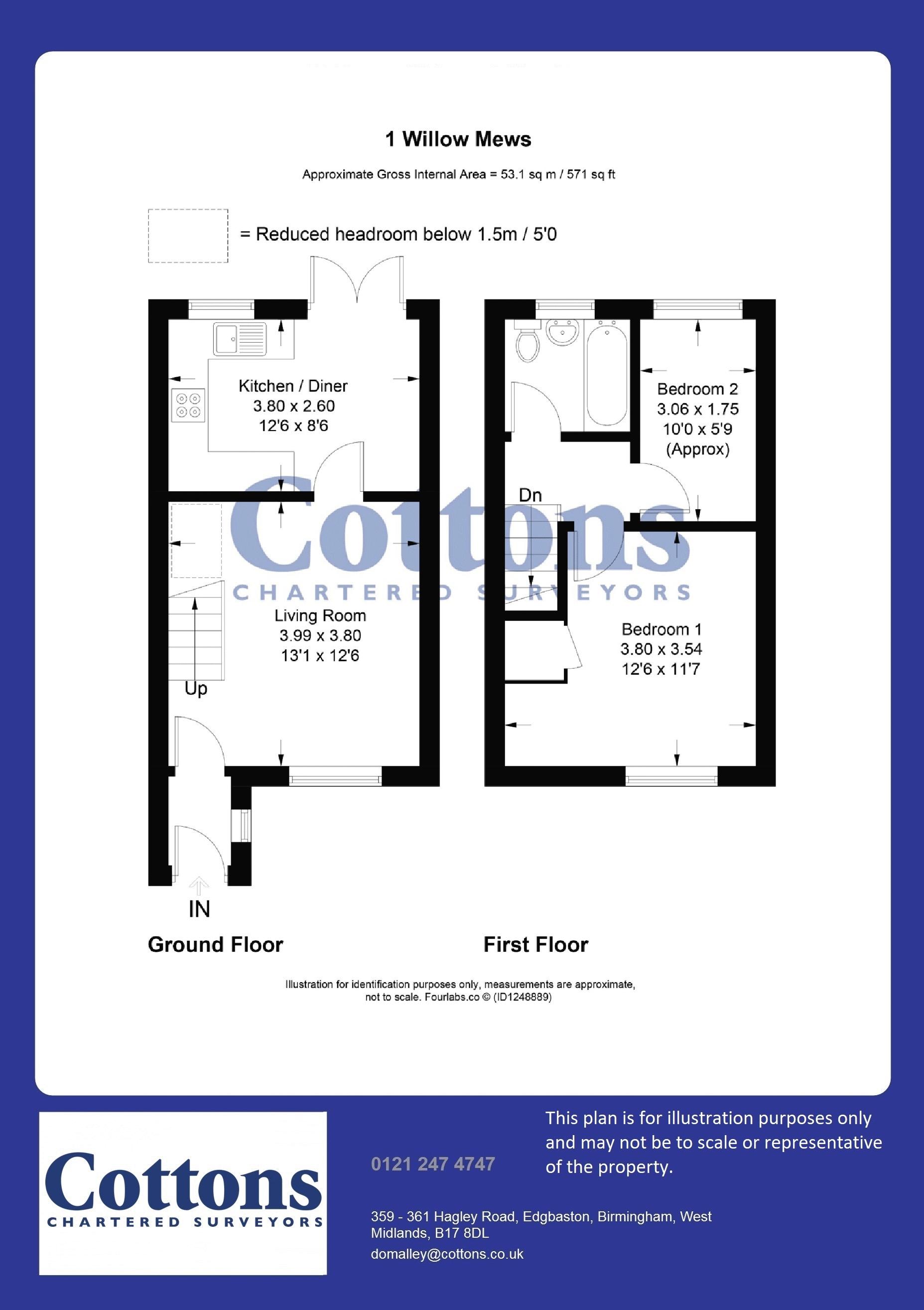 Willow Mews, Birmingham floorplan
