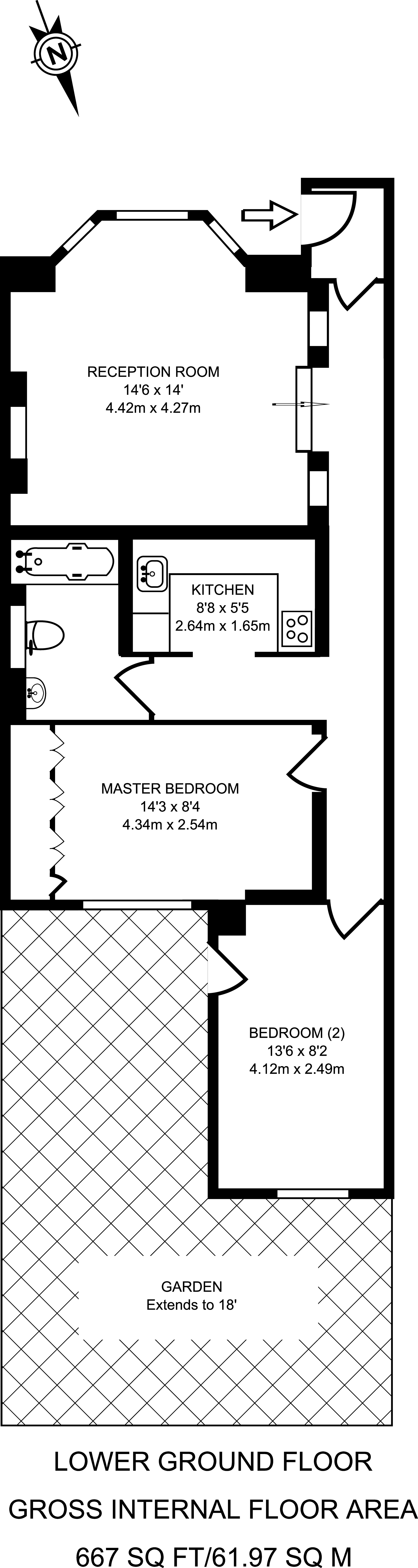 2 Bedrooms Flat to rent in Warwick Avenue, Little Venice W9