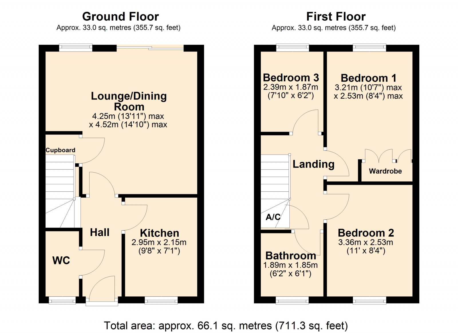 19 Courtney Close, Tewkesbury floorplan