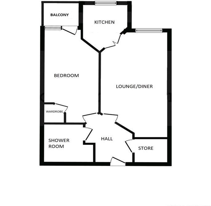 50 Mandeville Court, 261 Darkes Lane, Potters Bar floorplan