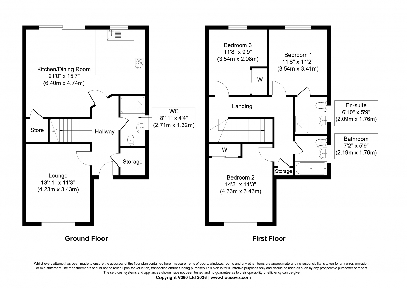 25 John Street, Catrine, Mauchline floorplan