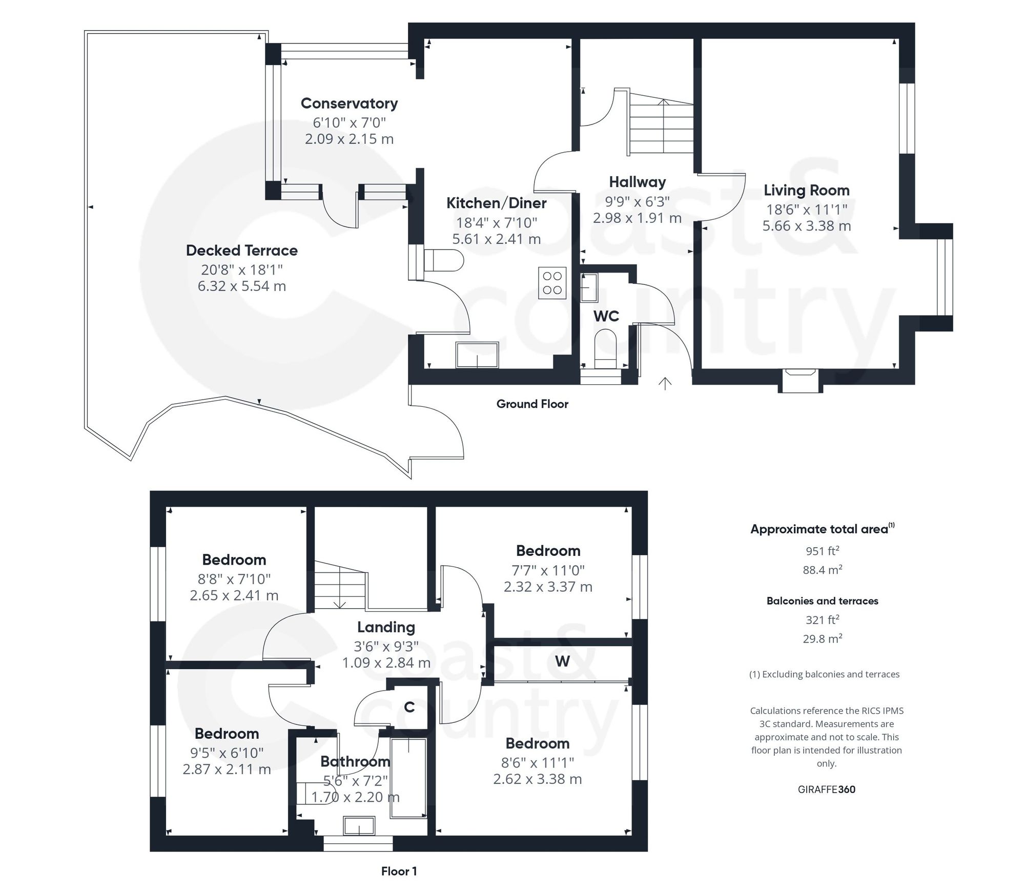 3 Forbes Close, Newton Abbot floorplan