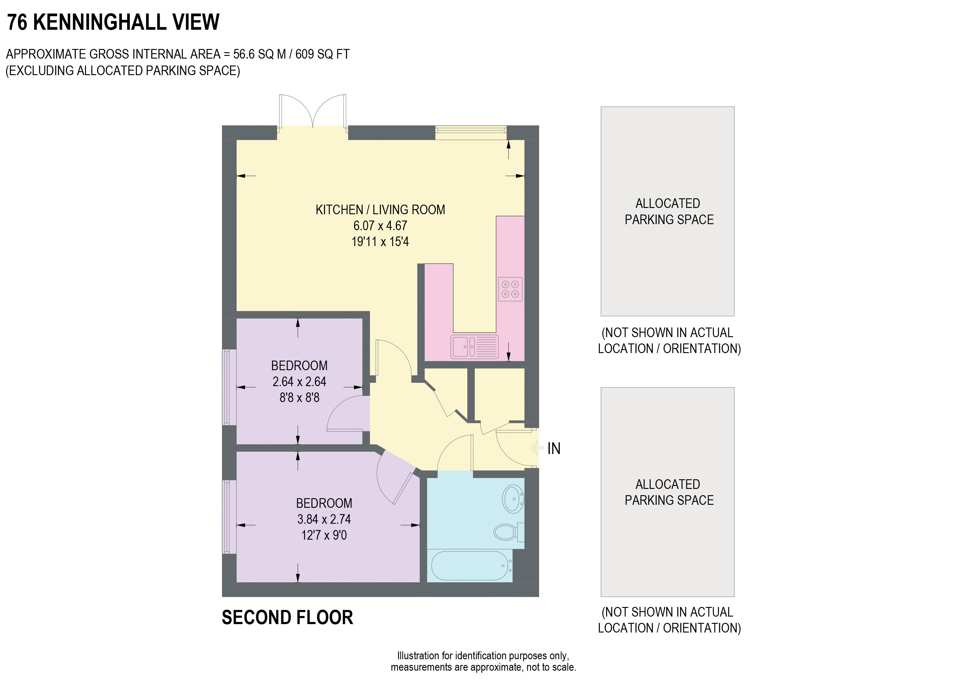 76, Kenninghall View, Sheffield floorplan