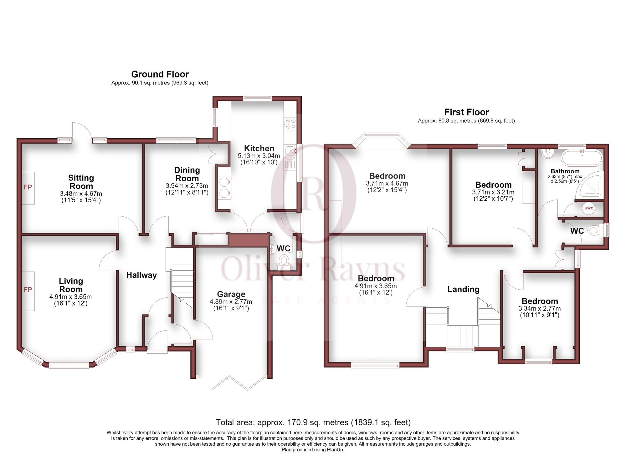 35, Westminster Road, Leicester floorplan