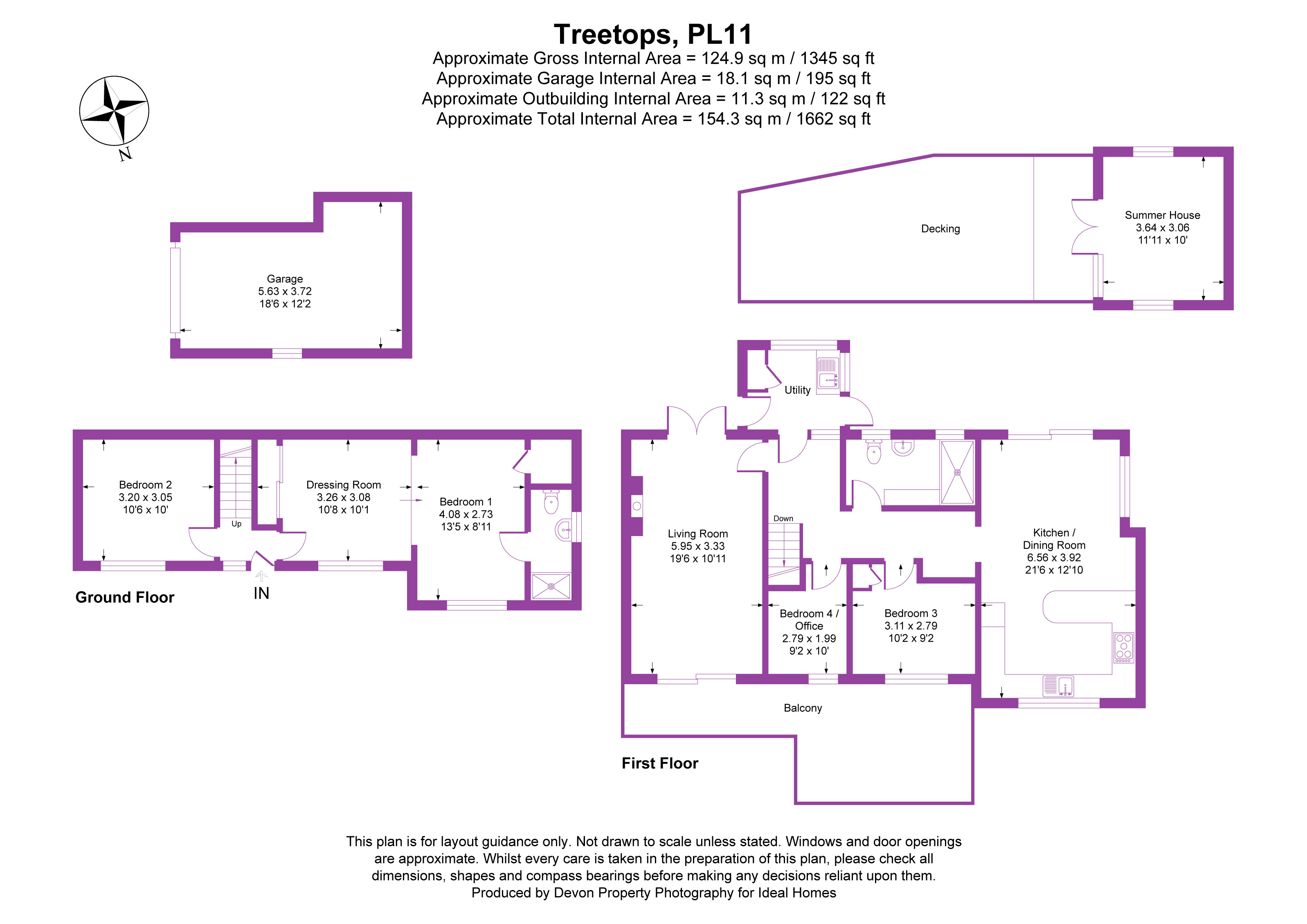 Treetops,, Keveral Lane, Cornwall floorplan
