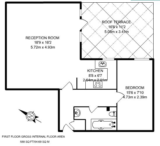 1 Bedrooms Flat to rent in Deptford High Street, Deptford SE8