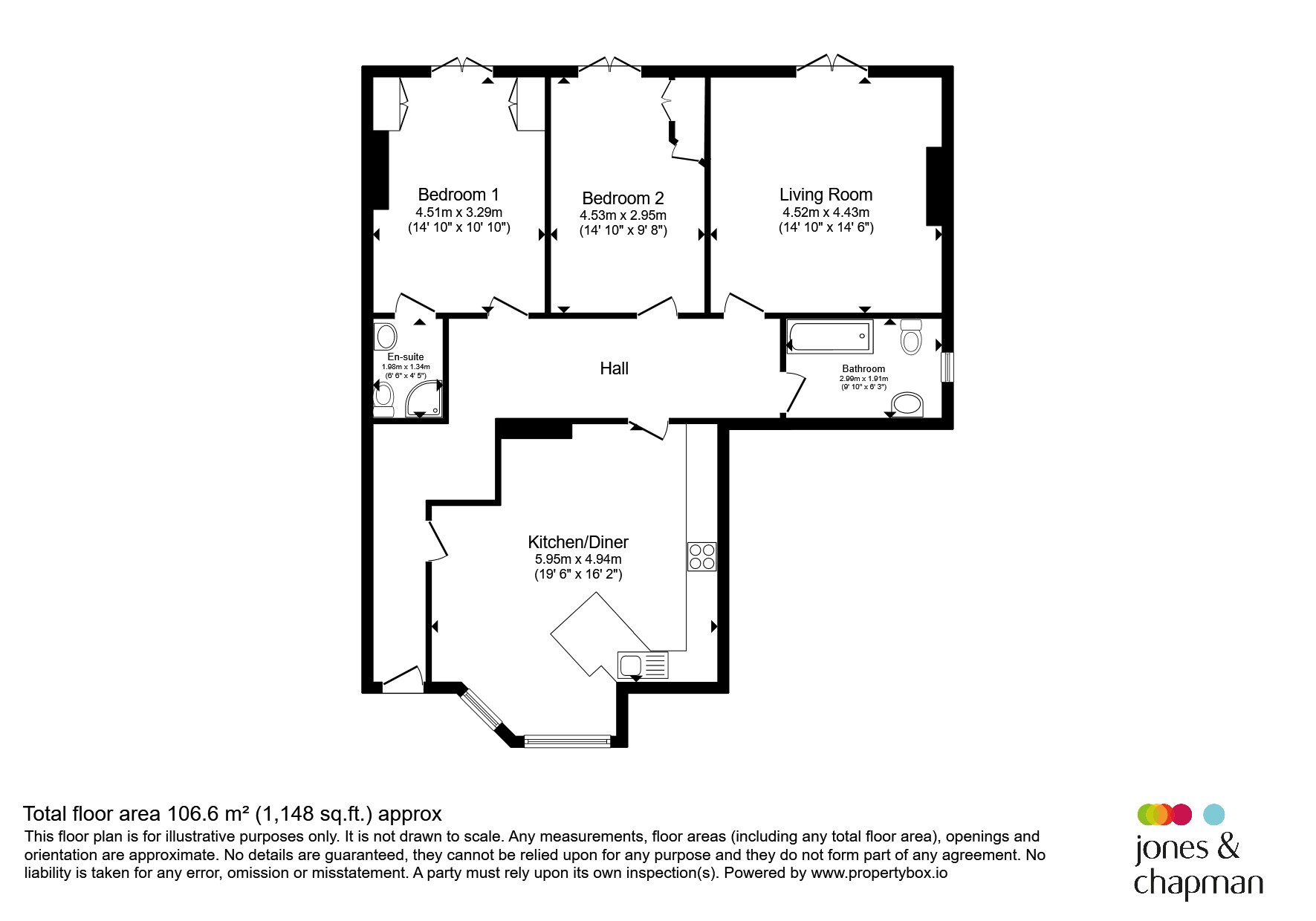 Apartment 3, 85, Green Lane, LIVERPOOL floorplan