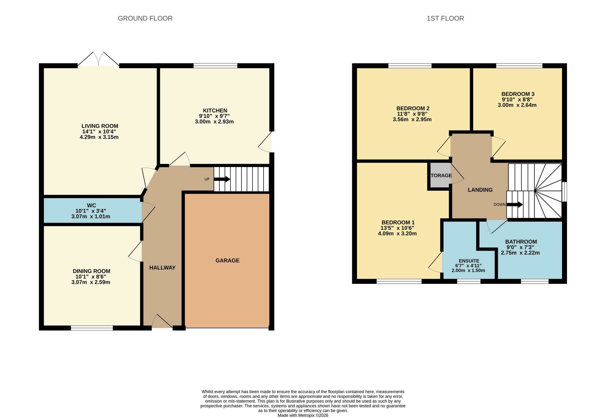18 Linnet Drive, Mansfield floorplan