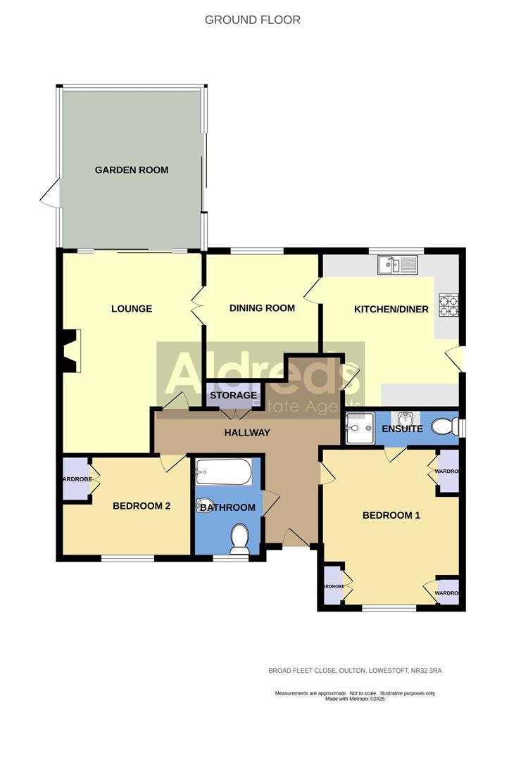 10, Broad Fleet Close, Lowestoft floorplan