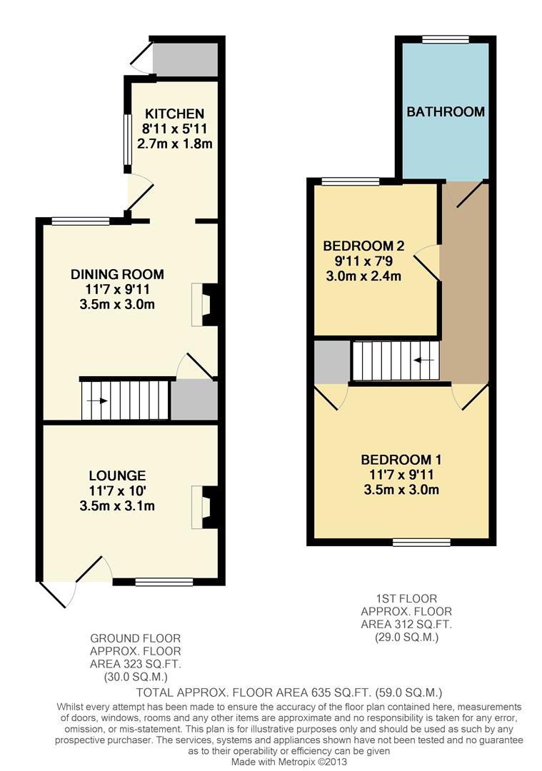 2 Bedrooms Terraced house for sale in Cork Street, Eccles, Aylesford ME20