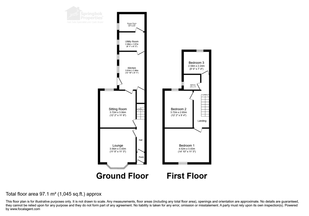 16, Forster Street, Gainsborough floorplan
