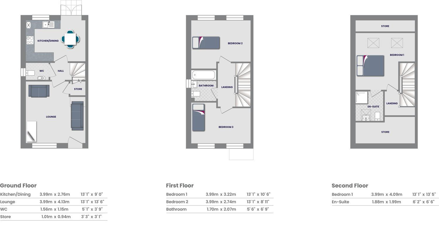 9, Zeppelin Gardens, Nottingham floorplan