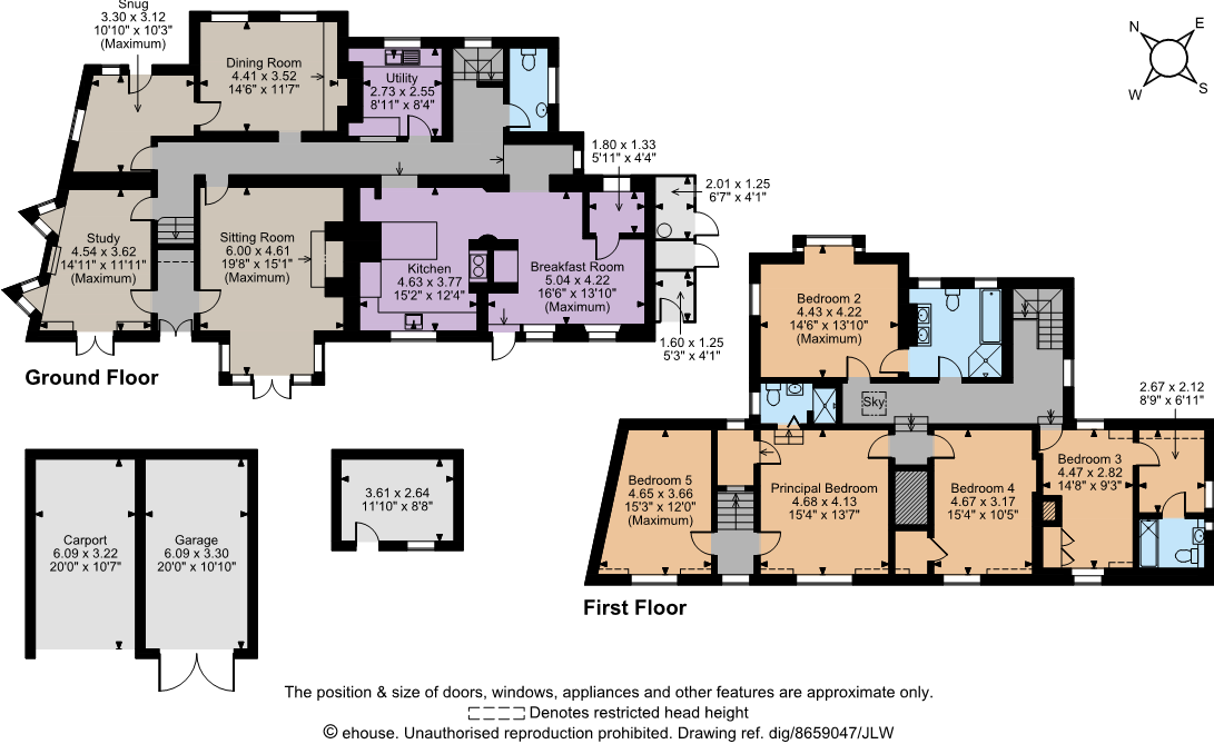 Ashorne,, Leckford, Hampshire floorplan