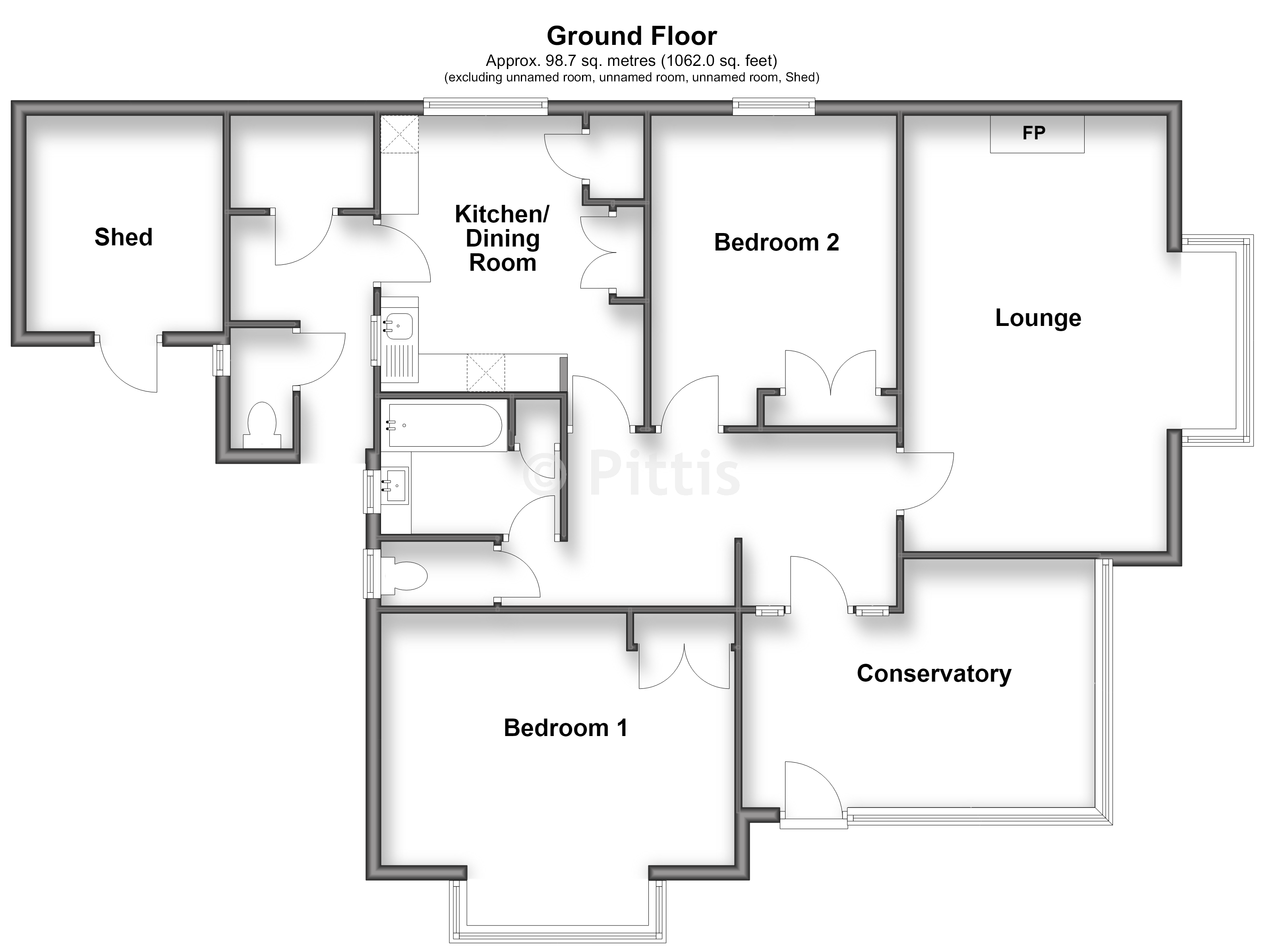 2, Vinings Gardens, Sandown floorplan