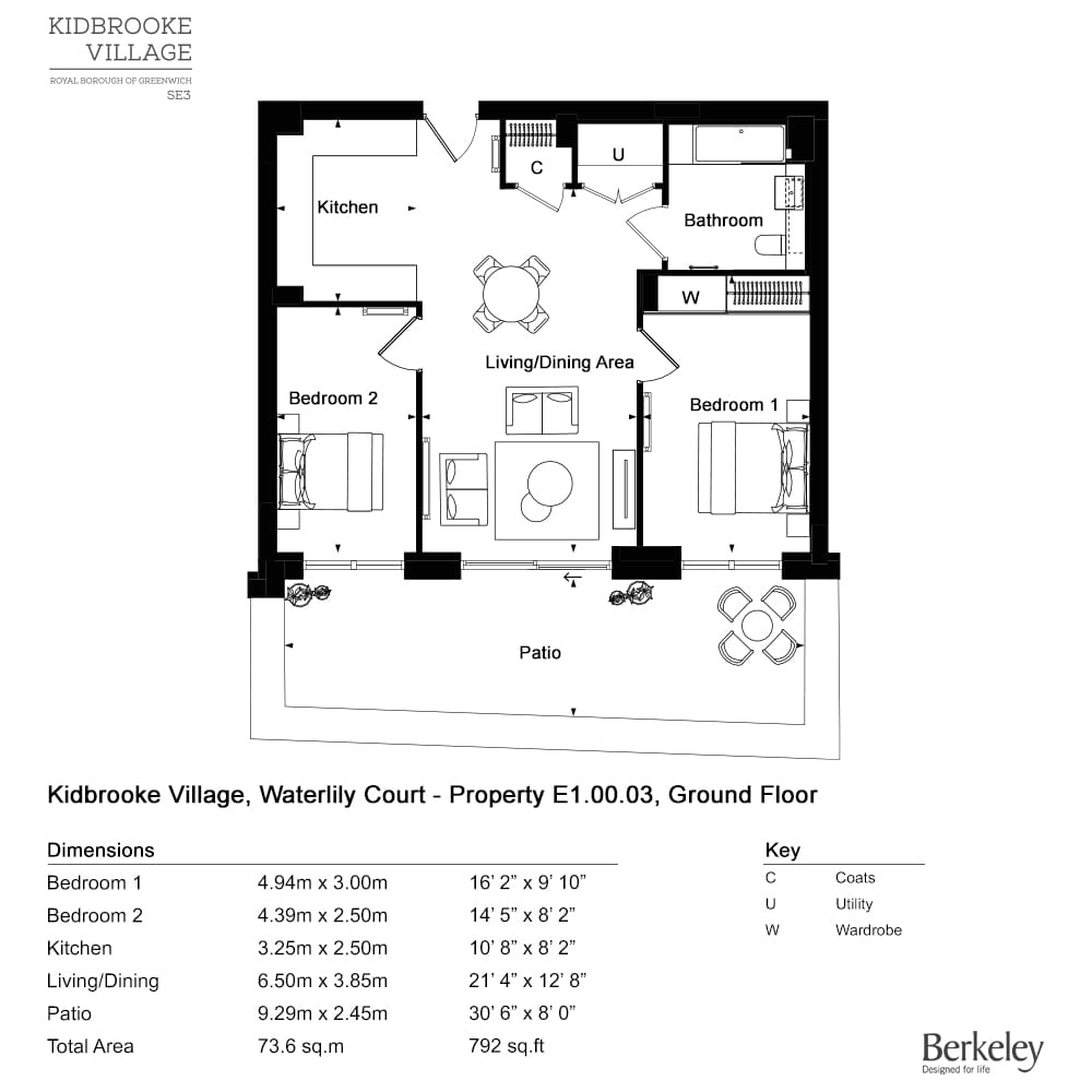 Greenwich, Se3 9Fw, Greenwich floorplan