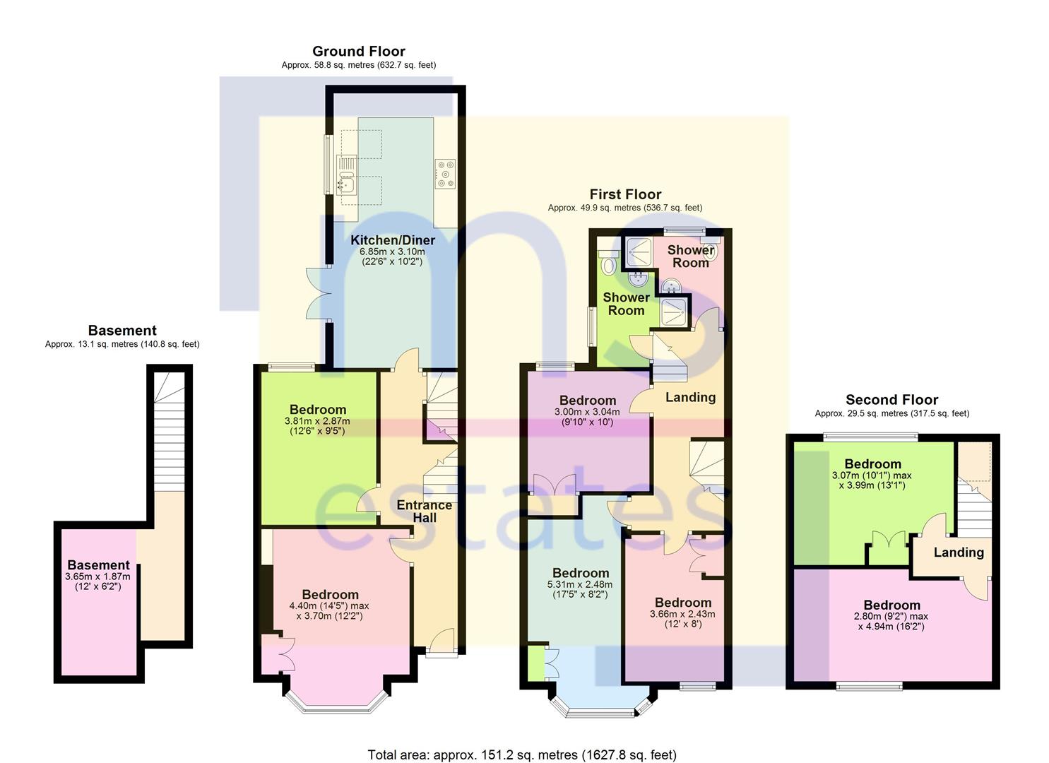 Derby Road, Nottingham floorplan