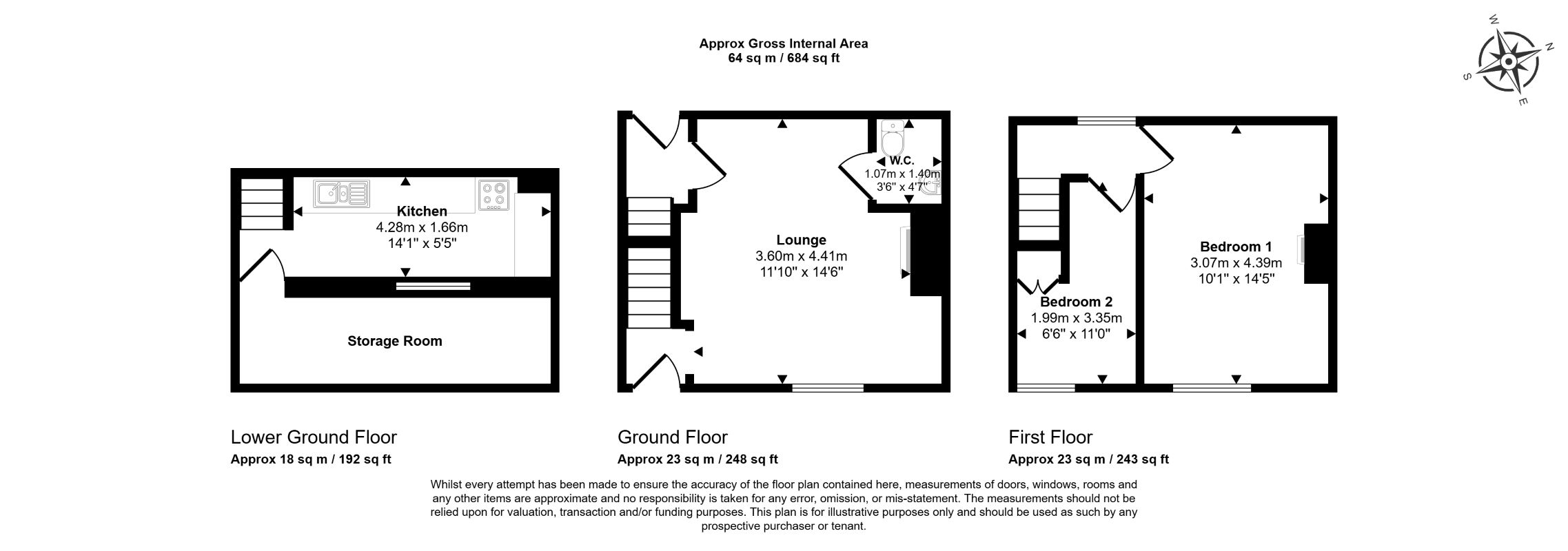 10, Heathfield Street, Elland floorplan