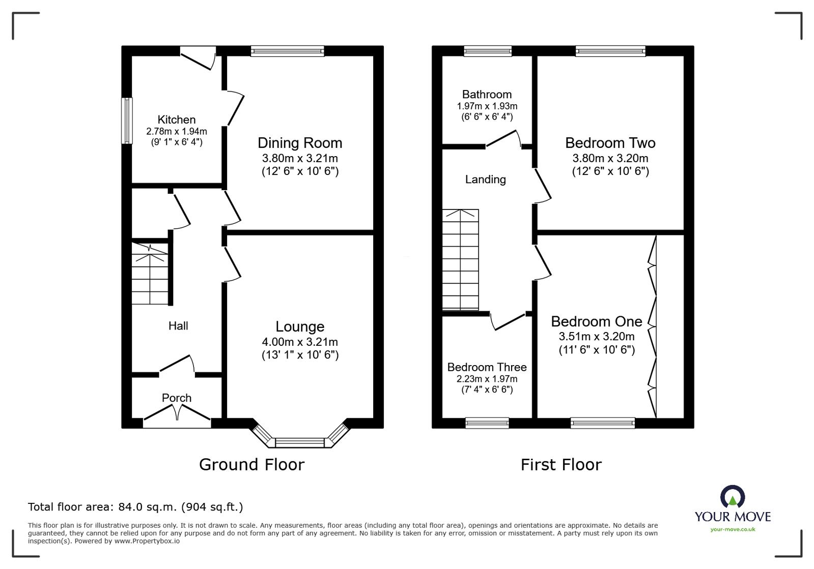 21, Netherley Road, Leicestershire floorplan