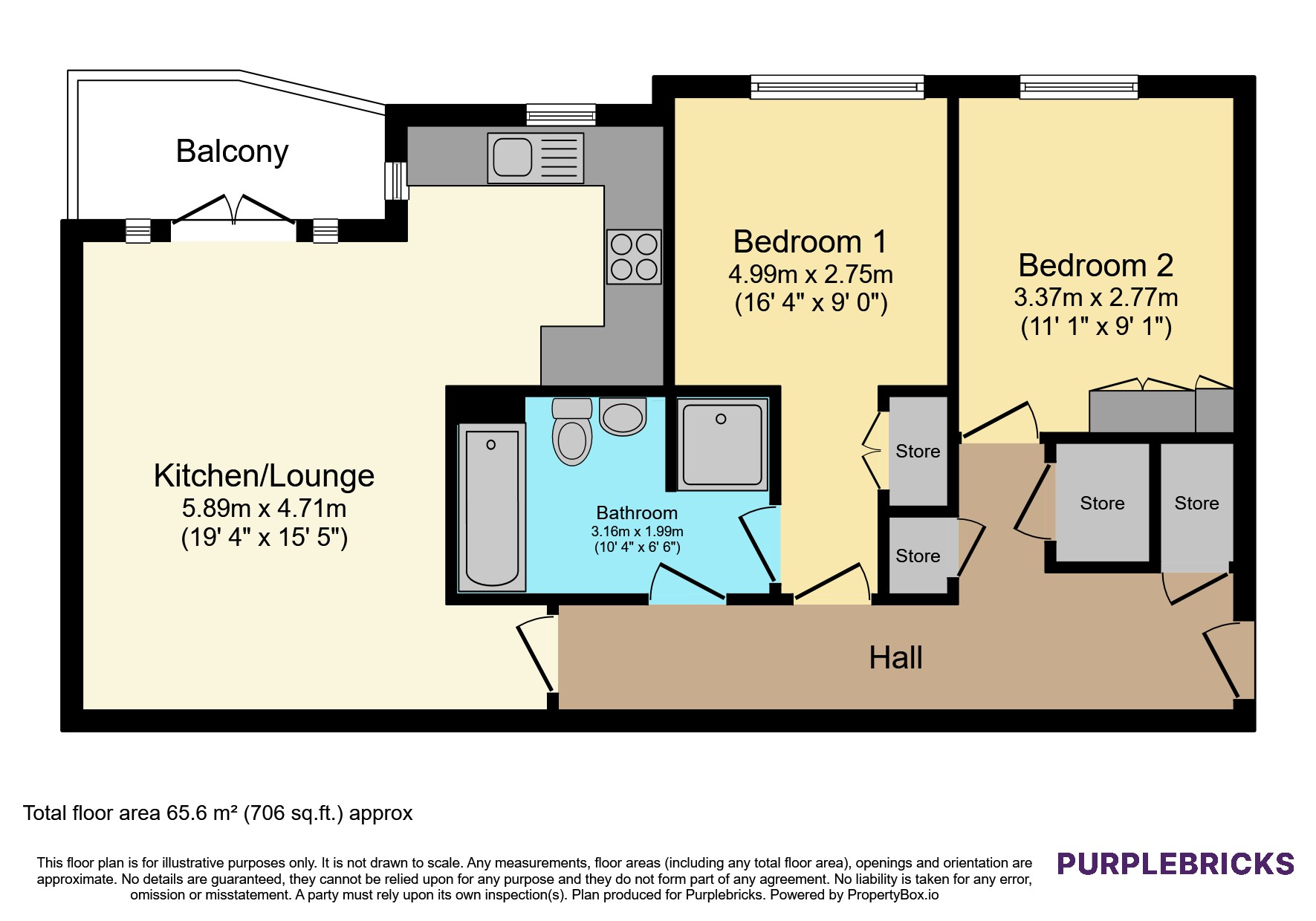 St. Georges Way, Peckham floorplan