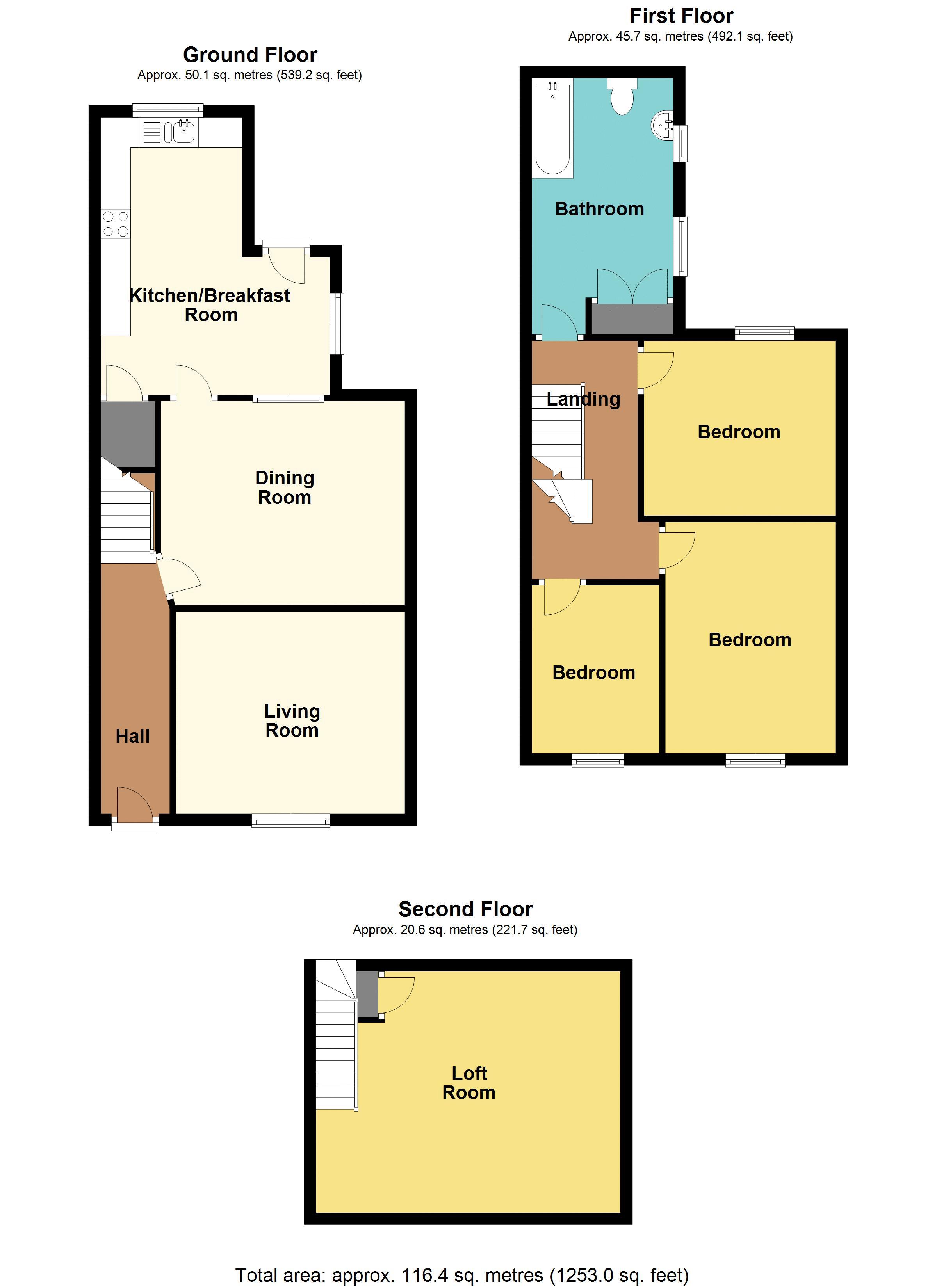 Twynyrodyn Road, Merthyr Tydfil CF47, 3 bedroom semidetached house for