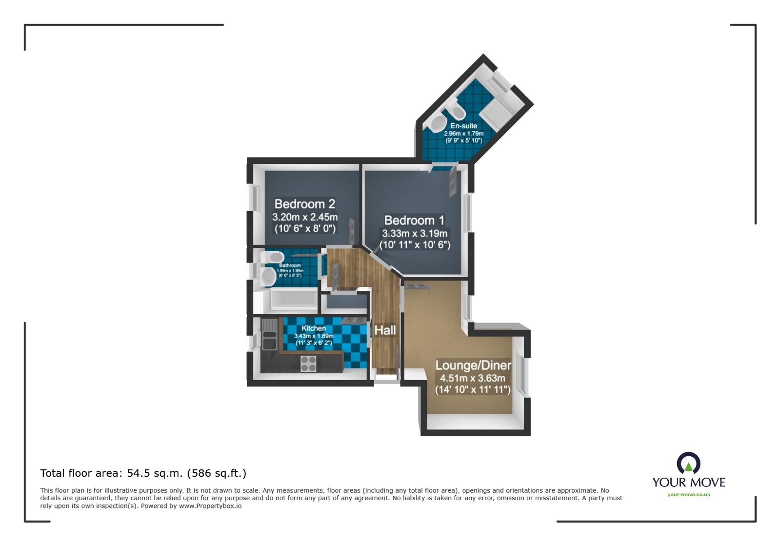 43, Gravelly Field, Kent floorplan