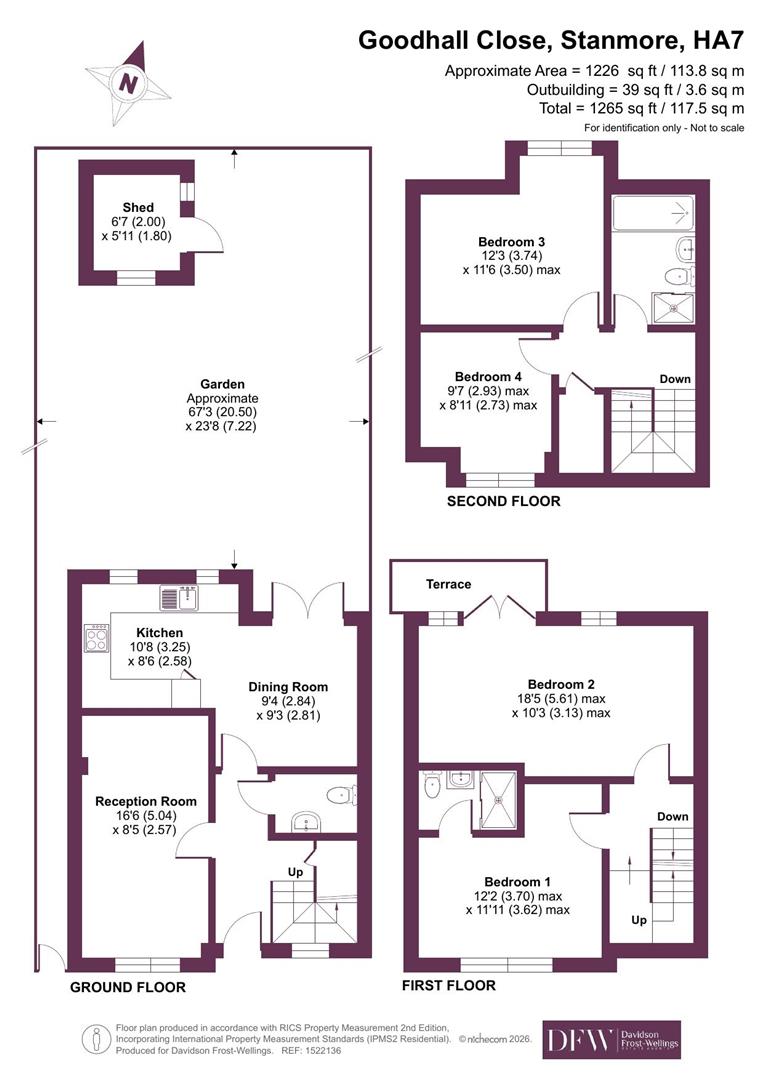 36, Goodhall Close, Stanmore floorplan