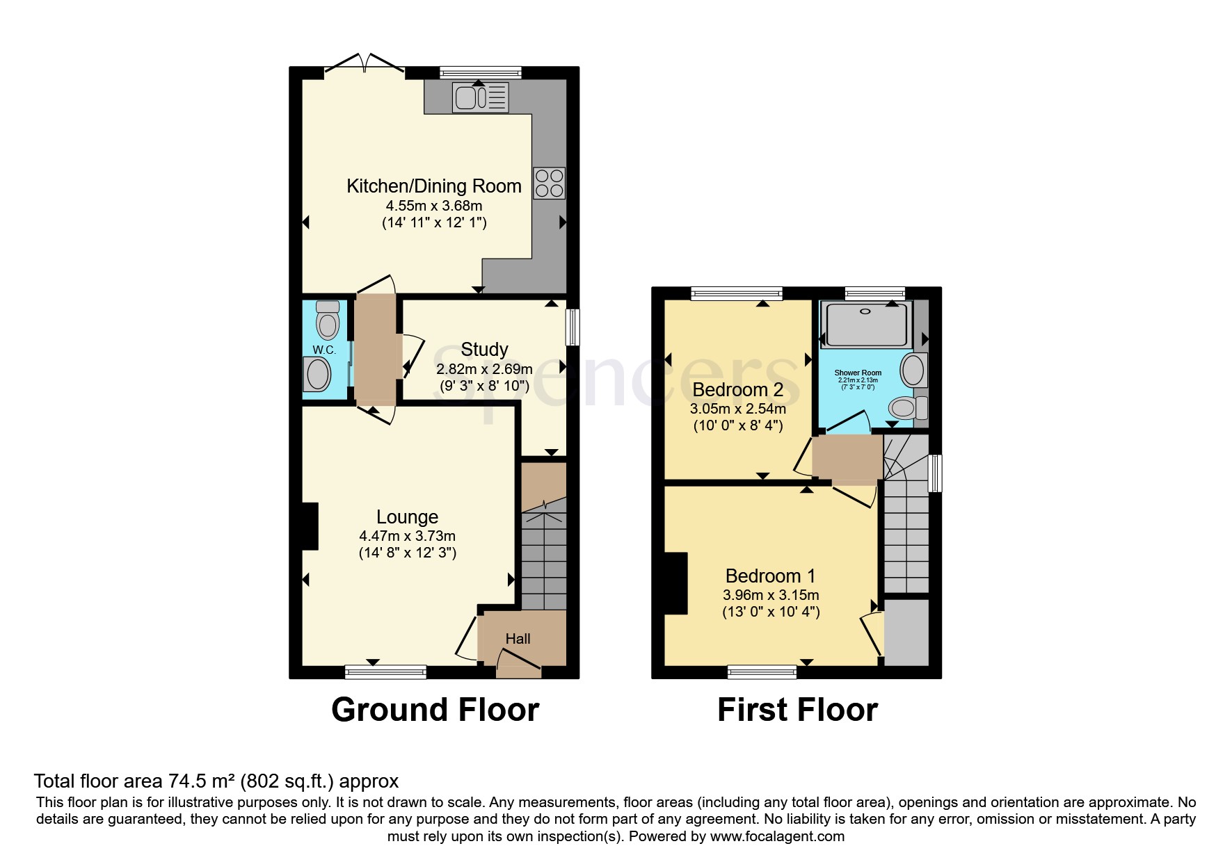 64, Stonehill Avenue, Leicester floorplan
