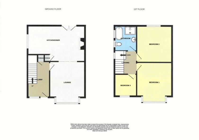 4, Cranford Crescent, Rhos on Sea floorplan